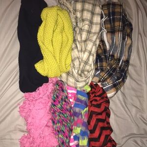 Bundle of 9 Scarves